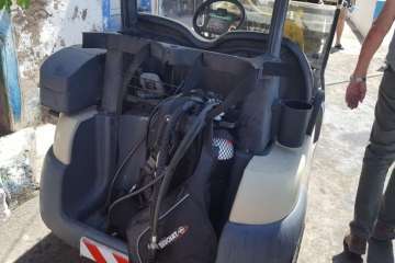 Nueva limpieza de los fondos marinos de Tufia (Foto TA)